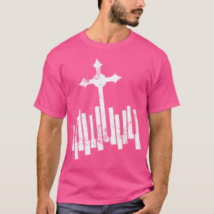 Rolig kristen keyboard 	 Pianospelare present T Shirt