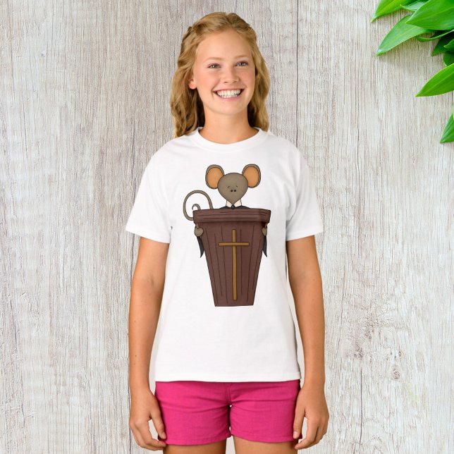 Rolig kristen kyrkmuskaraktär t shirt (Skapare uppladdad)