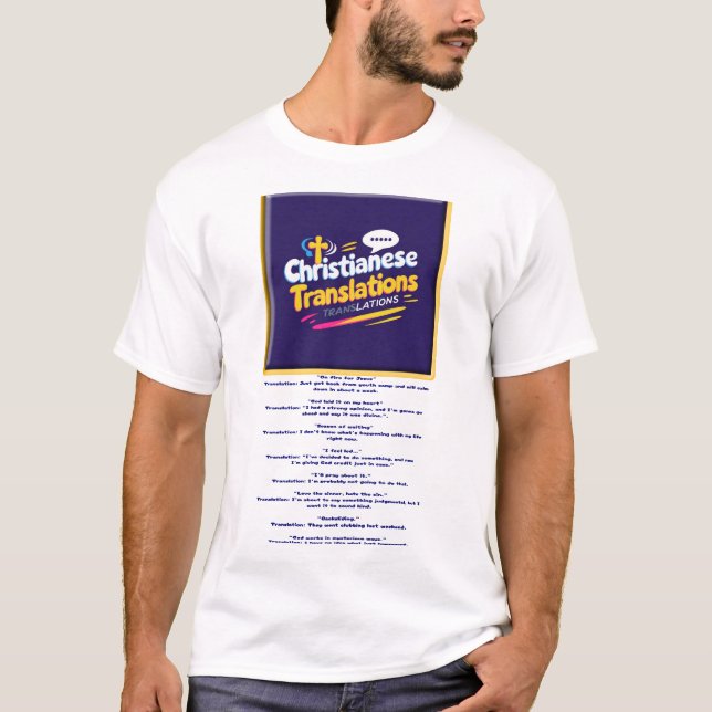 Rolig kristen t-shirt (Framsida)