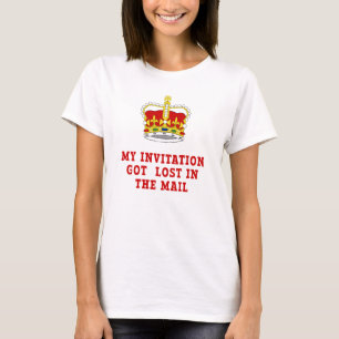 ROlig KRÖNING AV CHARLES MIN INBJUDAN FÖRSVINDE T Shirt