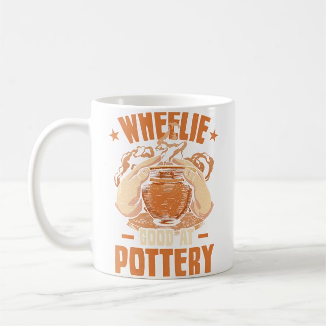 Rolig Krukmakeri Kaffemugg (Vänster)