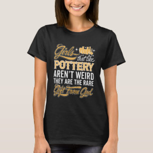 Rolig krukmakeriflicka - krukmakeritillverkaredam t shirt