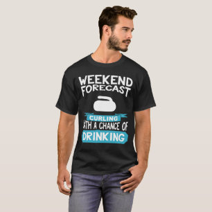 Rolig krullande T-skjorta Tee