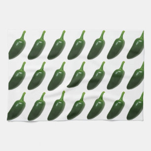 Rolig & kryddig Jalapenopeppar Kökshandduk