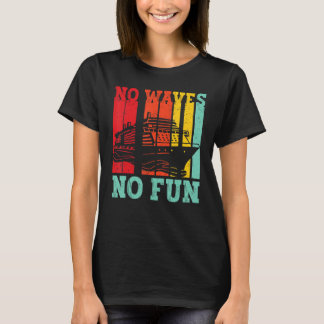 Rolig Kryssning Kryssningsfartyg Retro Inga Vågor  T Shirt