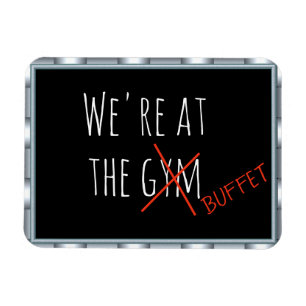 Rolig kryssningsdörrmarkör på gymmatsalen magnet