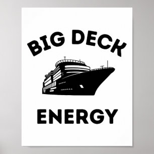 Rolig kryssningströja för män - Stor däckenergi Poster