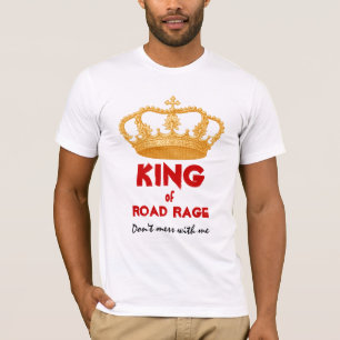 Rolig kung av den guld- kronan V34Q för vägursin T-shirt