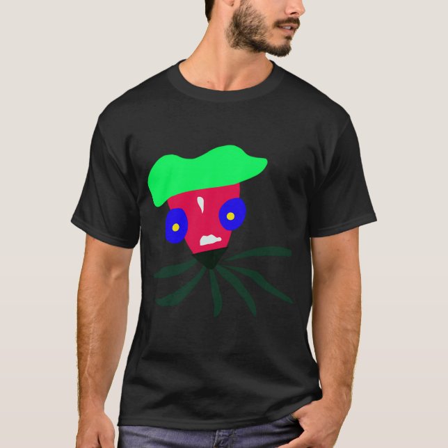 Rolig Kung Bläckfisk T Shirt (Framsida)