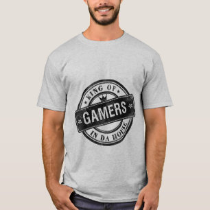 Rolig kung för dobbelGrungeT-tröja av Gamers Tee