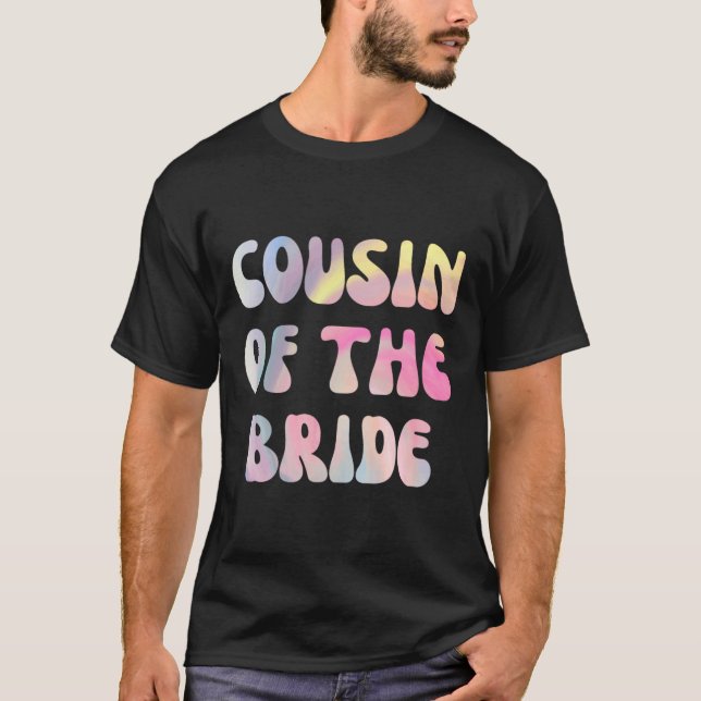Rolig kusin till bruden  t shirt (Framsida)