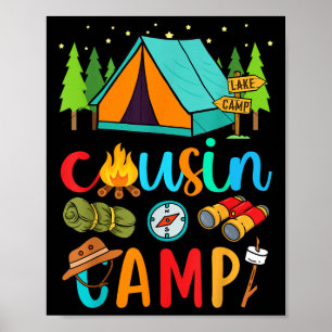 Rolig Kusinsläger 2025 Familjesemester Sommarläger Poster