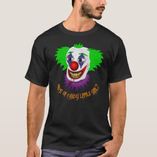 Rolig kuslig clownskjorta t shirt