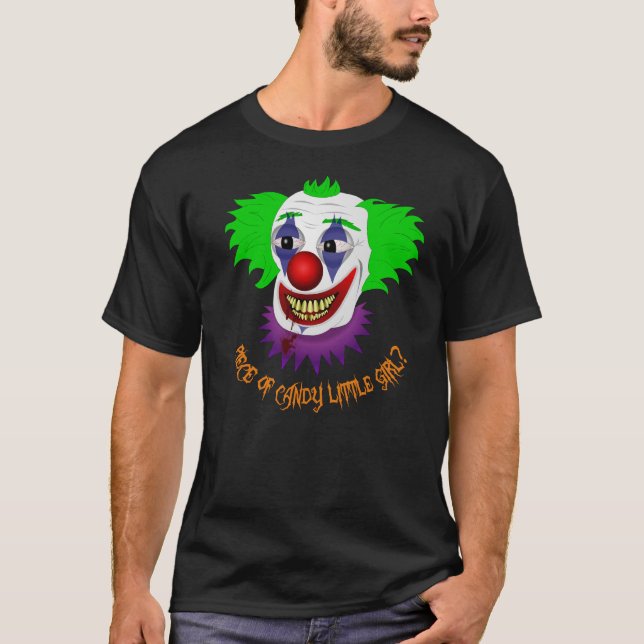 Rolig kuslig clownskjorta t shirt (Framsida)