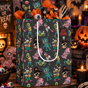 Rolig Kuslig Tecknad Monster Halloween