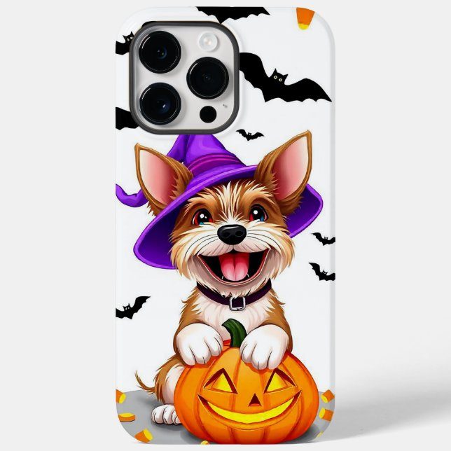 Rolig Kuslig Valp Kaos 🎃🐾 Roliga Halloween-vibba (Baksida)