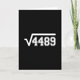 Rolig kvadratrot 4489 67 Rolig meme slogan 6 7 Ma Kort