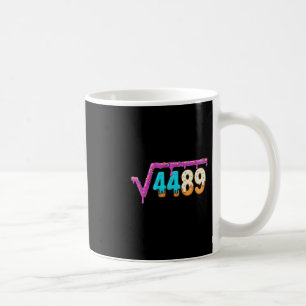 Rolig kvadratrot 4489 Glassdropp Math 67 Roligt Kaffemugg