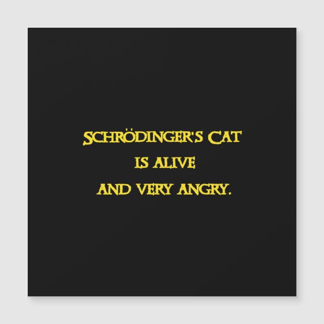 Rolig kvantfysik dilemma - Schrödingers katt är ar (Framsida)