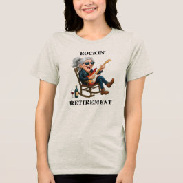 Rolig Kvinnas Pension T Shirt
