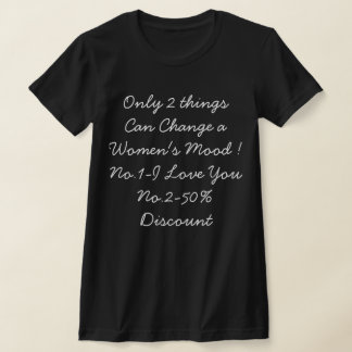 Rolig Kvinnlig Citat-skjorta T Shirt