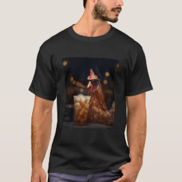 Rolig Kyckling Cool Kyckling Med Istidste Farmpres T Shirt