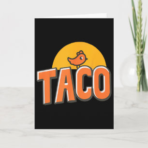 Rolig Kyckling Meme Trendig Taco Trump Alltid Kyck Kort