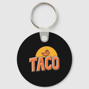 Rolig Kyckling Meme Trendig Taco Trump Alltid Kyck Nyckelring