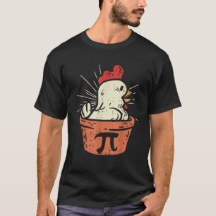 Rolig Kyckling Pot Pi Tröja Dag Paj Matematik Älsk