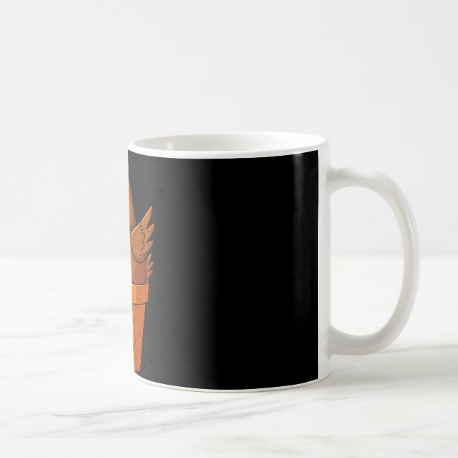 Rolig Kyckling Pot Pi Tröja Dag Paj Math Älskare G Kaffemugg (Höger)