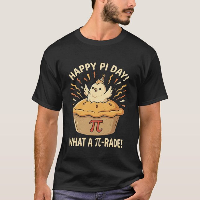 Rolig Kyckling Pot Pi Tröja Paj Math Älskare Geek  (Framsida)