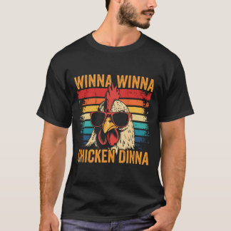 Rolig Kyckling Skämt Höns Småbrukare Hemmafruar  T Shirt
