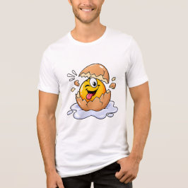 Rolig kyckling som kläcks från äggseriefigurer t shirt