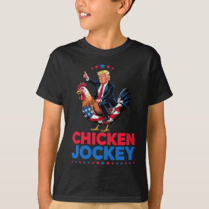 Rolig Kycklingjockey Trump Meme T Shirt