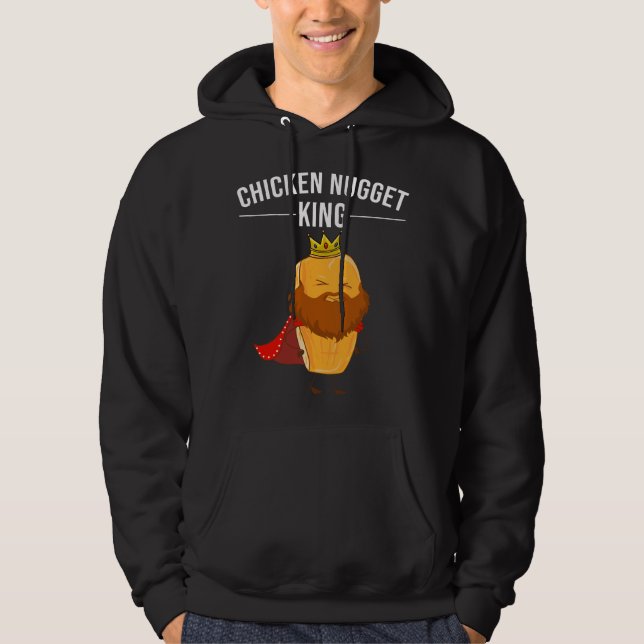 Rolig kycklingnugget för barn Cool kycklingnugget  Hoodie (Framsida)