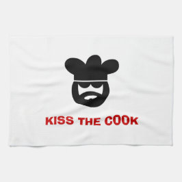 Rolig kyss för kökshandduk | kocken