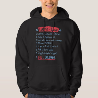 Rolig Labradoodle Labrador Labb Ide Present åt Lab Hoodie