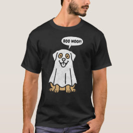 Rolig Labrador Halloween Spökhund T Shirt
