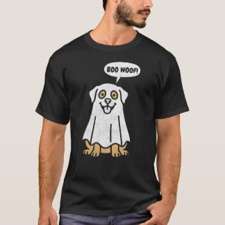 Rolig Labrador Halloween Spökhund T Shirt