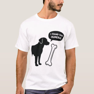 Rolig Labrador Hund Puns T-Shirt - Jag Hittade Den