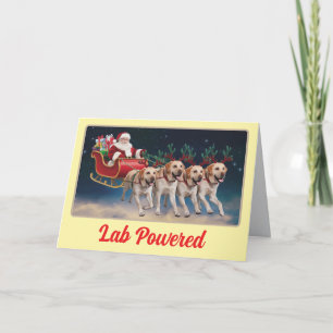 Rolig Labrador Retriever Jul Helgkort