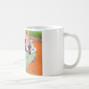 Rolig Labradors för Taco målning Kaffemugg