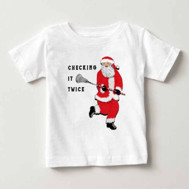 Rolig Lacrosse Tee Shirt (Framsida)
