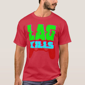 Rolig Lag Döda Video Game Gaming Gamer Design Gif T Shirt