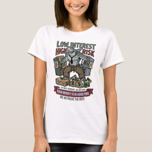 Rolig Låg Ränta Hög Risk Lånehaj Tony Sarca T Shirt