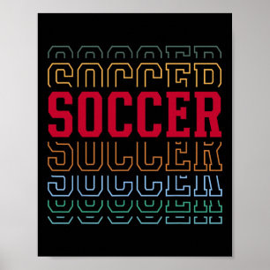 Rolig lagertext för fotbollslag Tränare för ungdom Poster