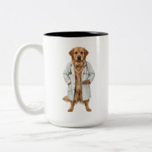 Rolig läkarhund kaffemugg | Bästa medicinska prese