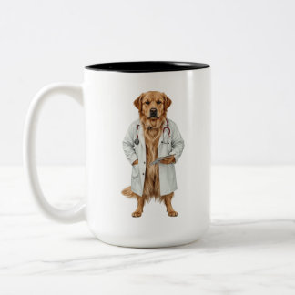 Rolig läkarhund kaffemugg | Bästa medicinska prese