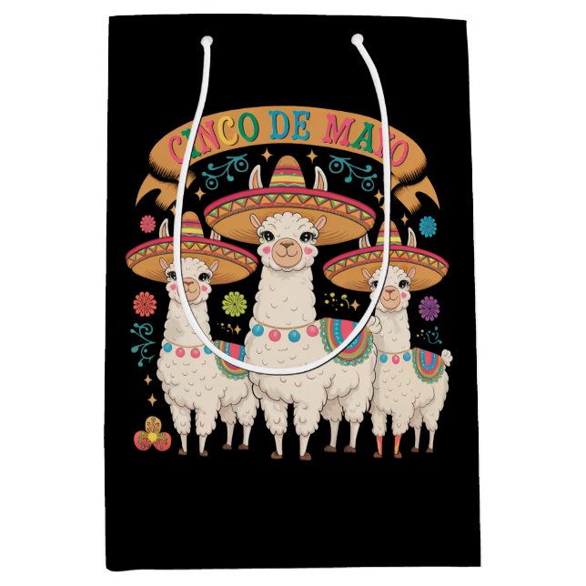 Rolig Lama Cinco De Mayo Fest Firande (Framsidan)