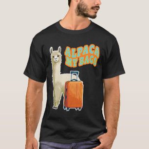 Rolig Lama Min Bygs Resa Flygvärdinna Kryssning T Shirt